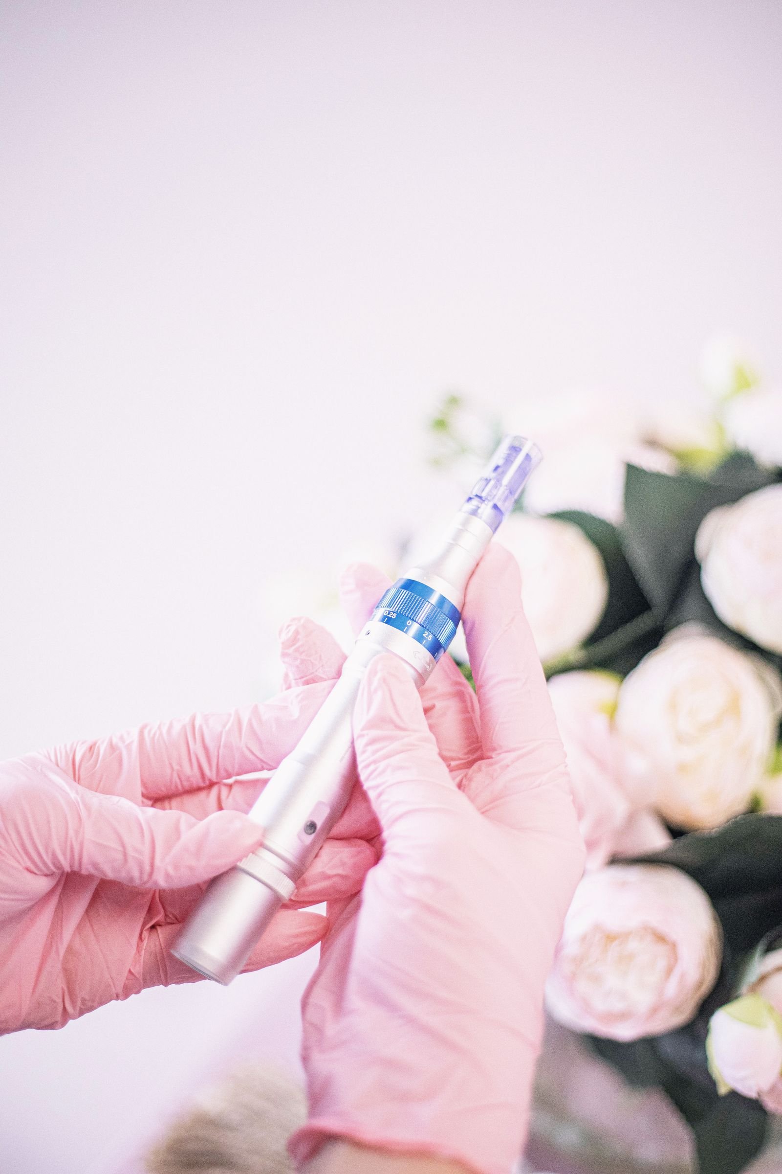 Dispositivo de dermapen para microneedling facial
